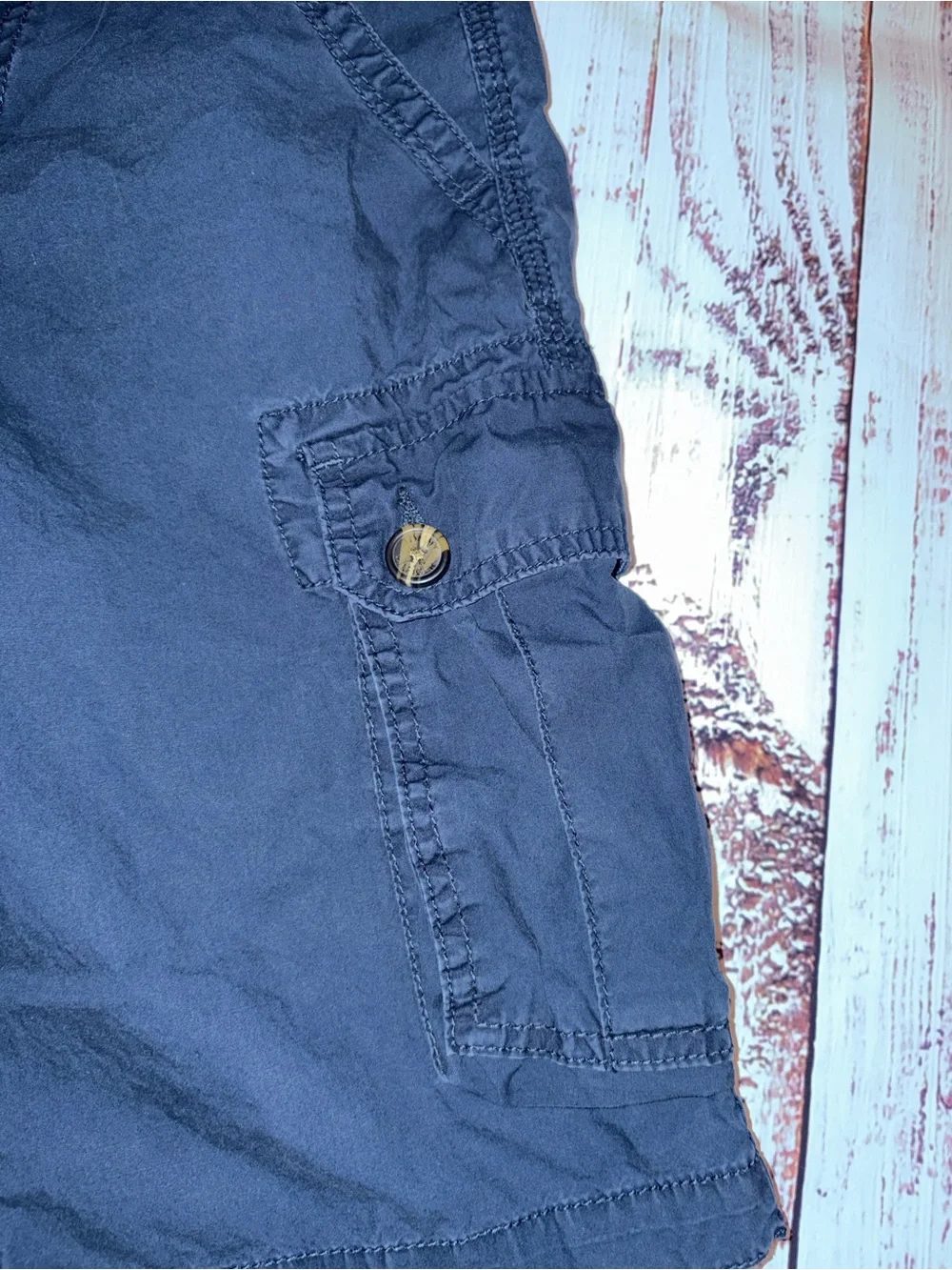 Tommy Hilfiger Navy Cargo Shorts Boys Size 8